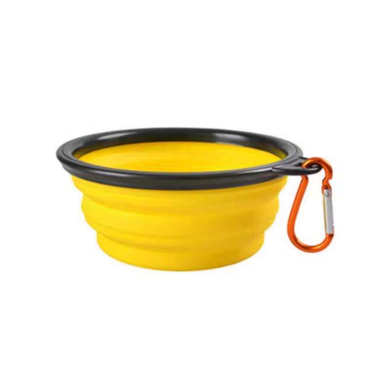 Collapsible Pet Travel Bowl Portable Silicone Food & Water Bowl for Cats & Dogs