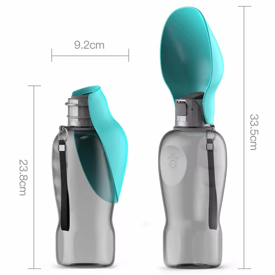 Large Dog Portable Travel Water Bottle On The Go Drinking Dispenser for Small Medium & Large Dogs