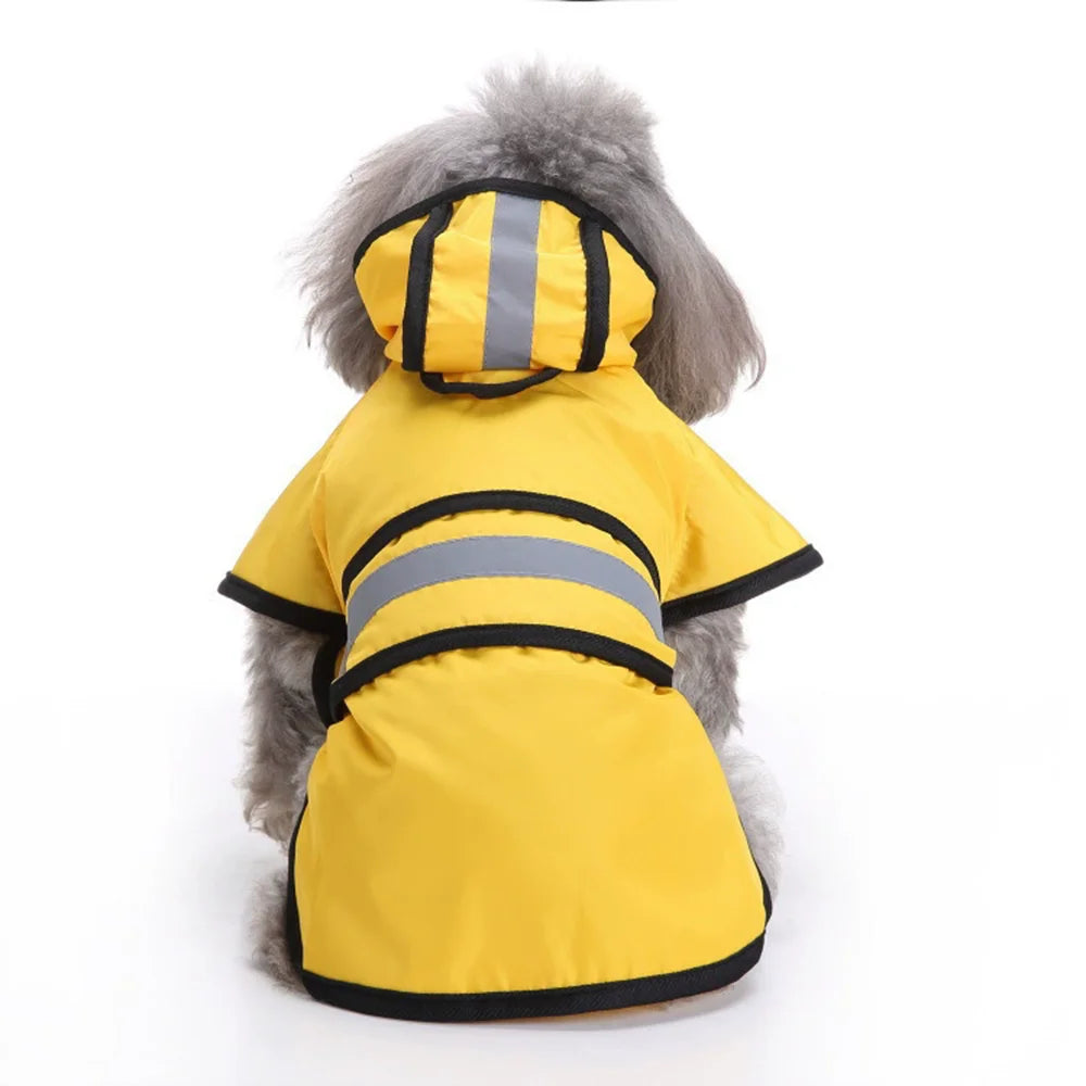 Waterproof Dog Raincoat Adjustable Windproof Rain Jacket for Dogs