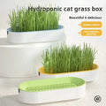 Hydroponic Cat Grass Growing Kit Soilless Catnip Planting Pot Set for Cats