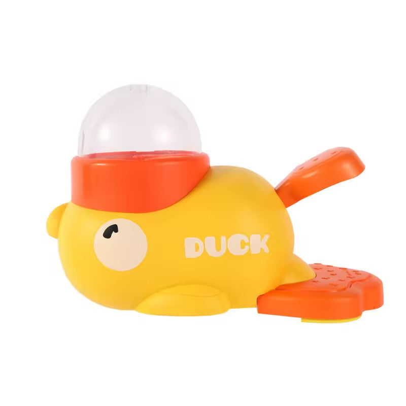 Little Yellow Duck Pet Treat Dispenser Interactive IQ Training Feeding Toy for Dogs & Cats