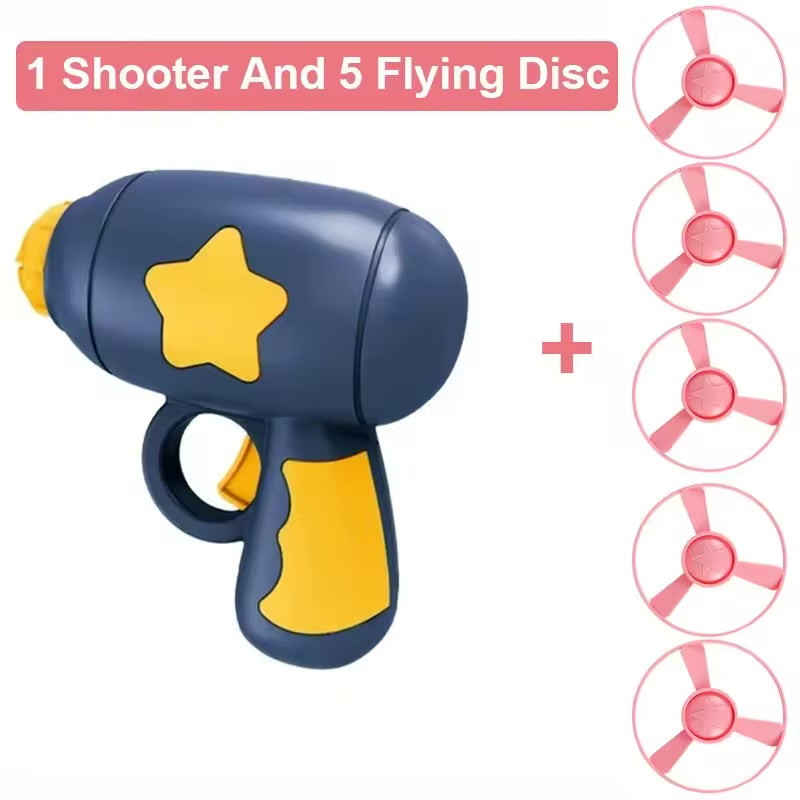 Mini Flying Disc Shooter Cat Toy Interactive Launch & Chase Game for Cats & Kittens