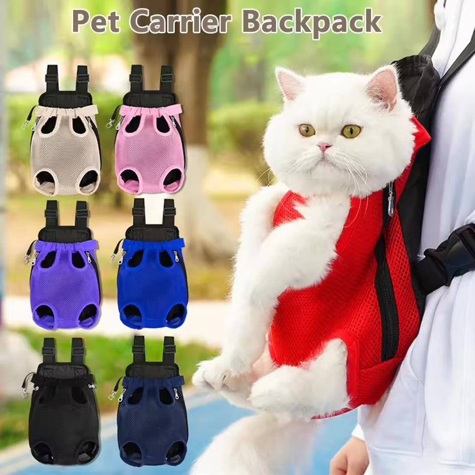 Portable Pet Travel Carrier Bag Breathable Backpack Tote for Cats & Dogs