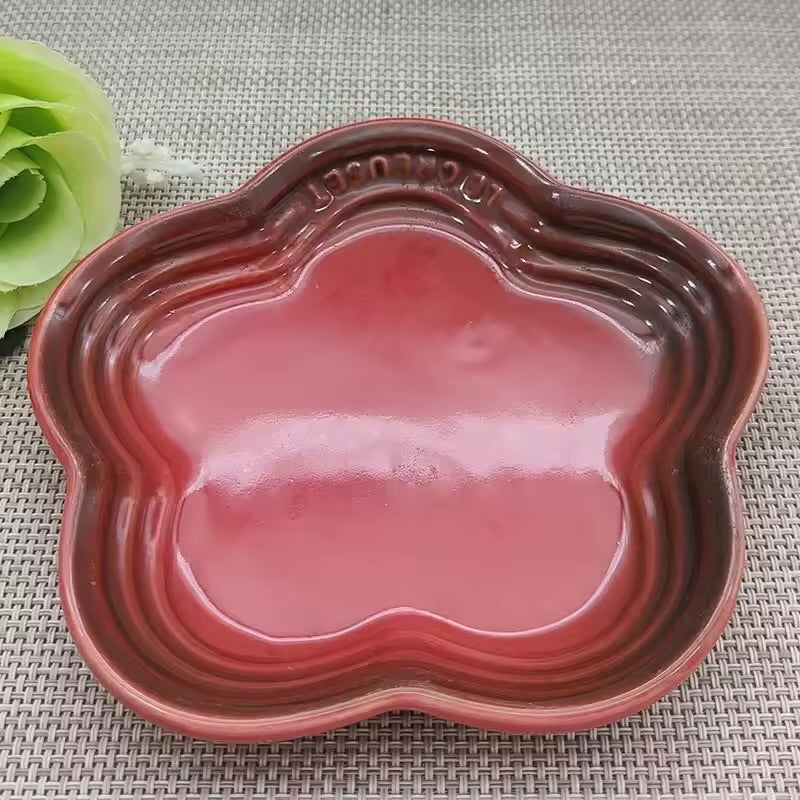 Ceramic Elevated Cat Bowl Extra Wide Anti-Vomiting Whisker Stress-Free Feeding Bowl