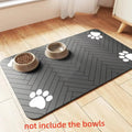 Absorbent Pet Feeding Mat Waterproof Quick Dry Placemat for Dog & Cat Food Bowls