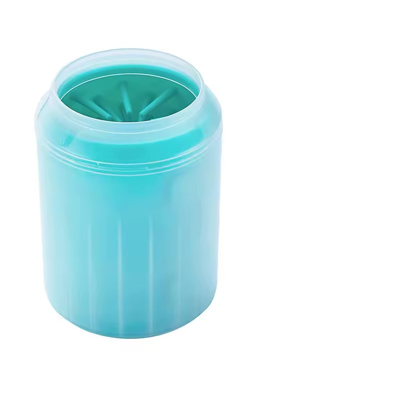 Portable Pet Paw Cleaner Cup Silicone Foot Washing Brush & Towel for Dogs