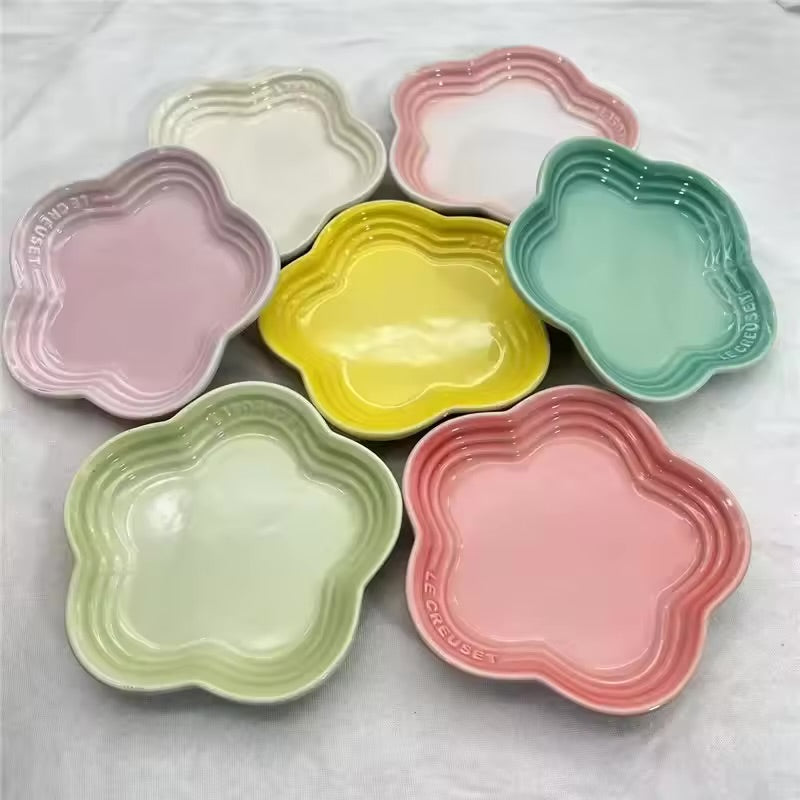 Ceramic Elevated Cat Bowl Extra Wide Anti-Vomiting Whisker Stress-Free Feeding Bowl
