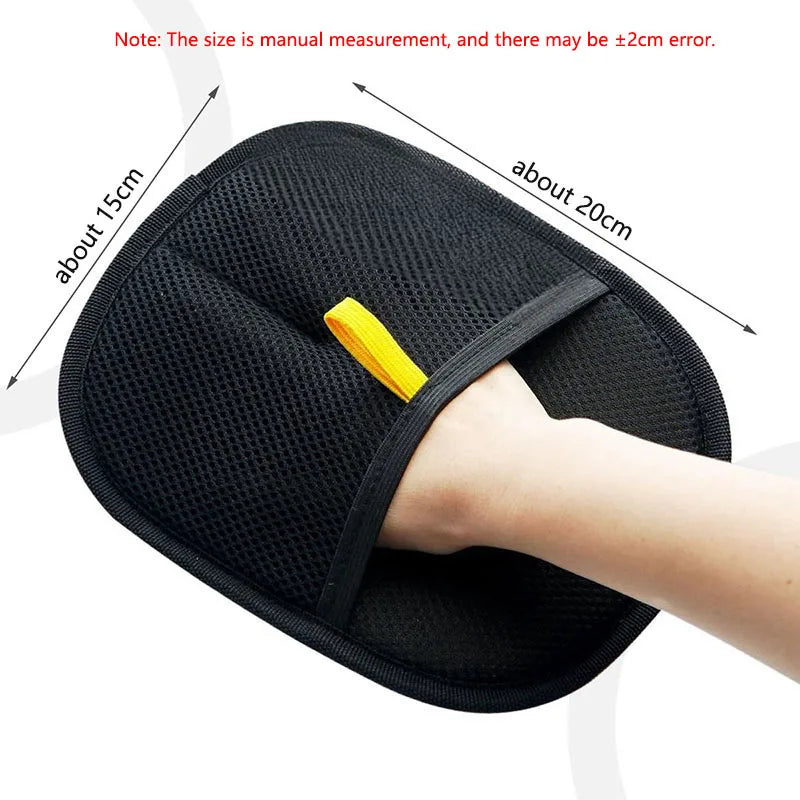 Double Sided Pet Hair Removal Gloves Reusable Fur Remover for Sofa Carpet & Furniture