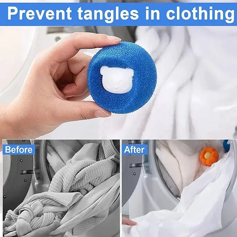 Pet Hair Remover Laundry Ball Washing Machine Fur & Lint Catcher for Dogs & Cats