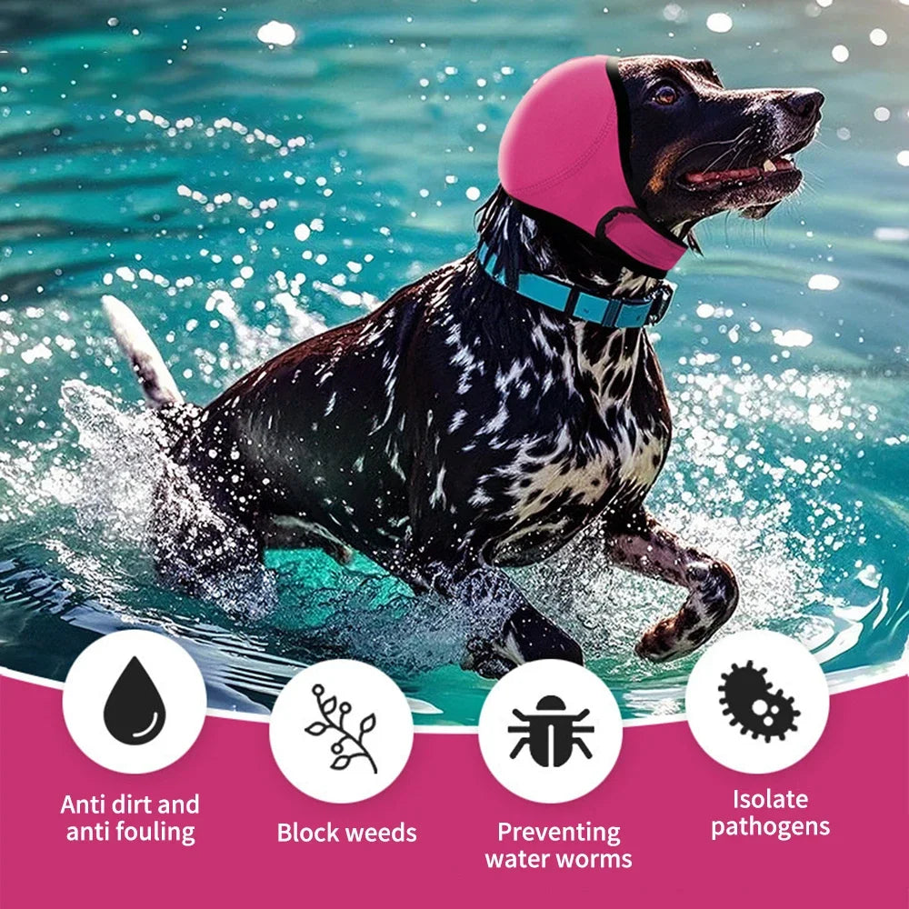 Dog Noise Reduction Ear Muffs Waterproof Sound Insulation Headgear for Dogs