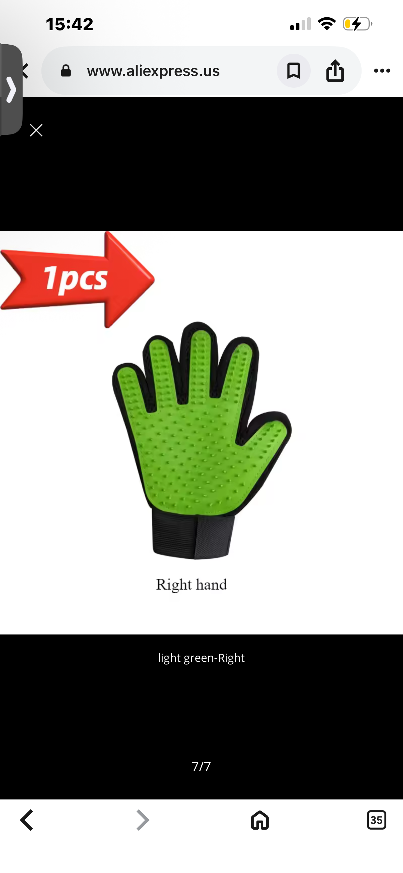 “Pet Grooming & Deshedding Glove — Gentle Massage Hair Remover for Dogs & Cats”
