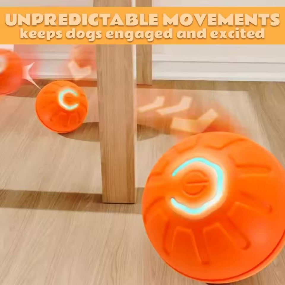 Smart Electric Bouncing Pet Ball Automatic Random Motion Toy for Cats & Dogs
