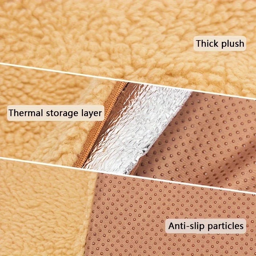 Electric-Free Thermal Pet Warming Pad Self Heating Anti-Slip Mat for Cats & Dogs