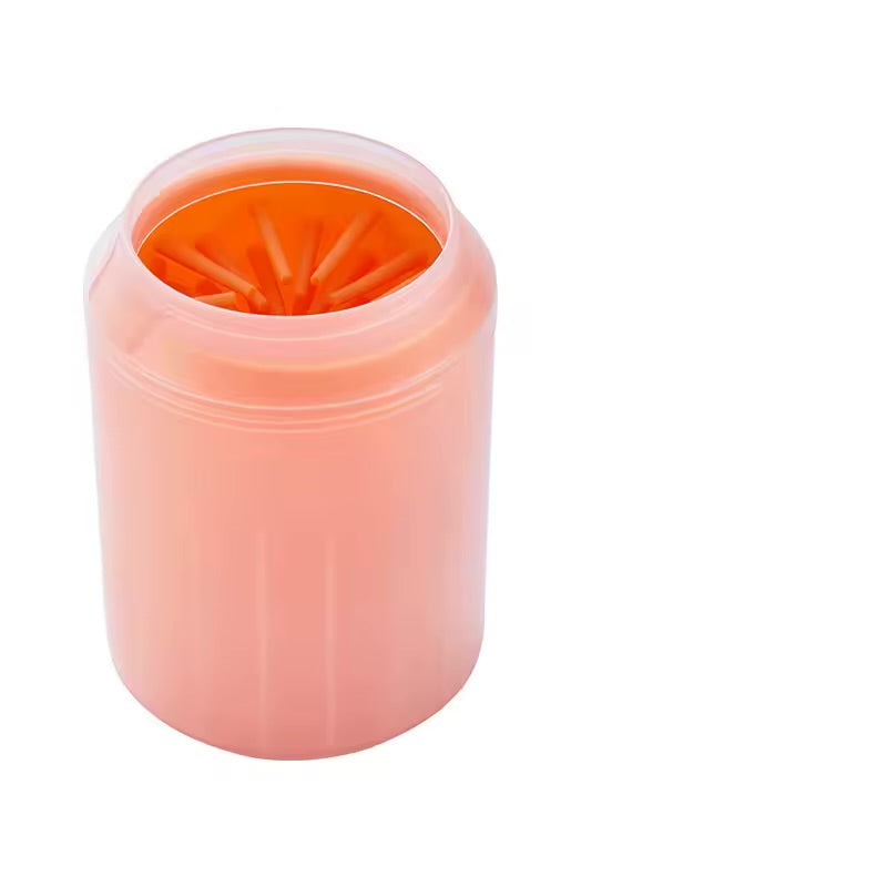 Portable Pet Paw Cleaner Cup Silicone Foot Washing Brush & Towel for Dogs
