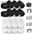 8pc Cat Water Fountain Replacement Filters Compatible Multi-Model Filter Set for Pet Water Dispensers