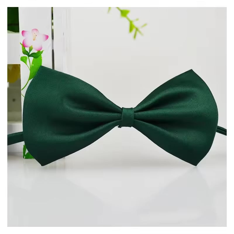 Adjustable Pet Bow Tie Collar Necklace Cute Accessory for Dogs & Cats