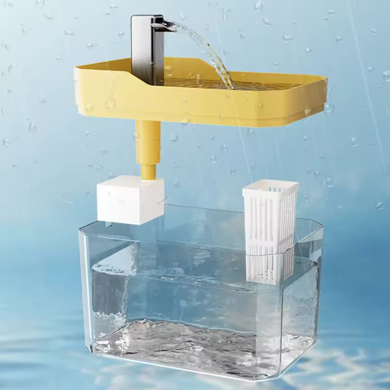 Transparent Automatic Pet Water Fountain Plug-In Circulating Water Dispenser for Cats & Dogs