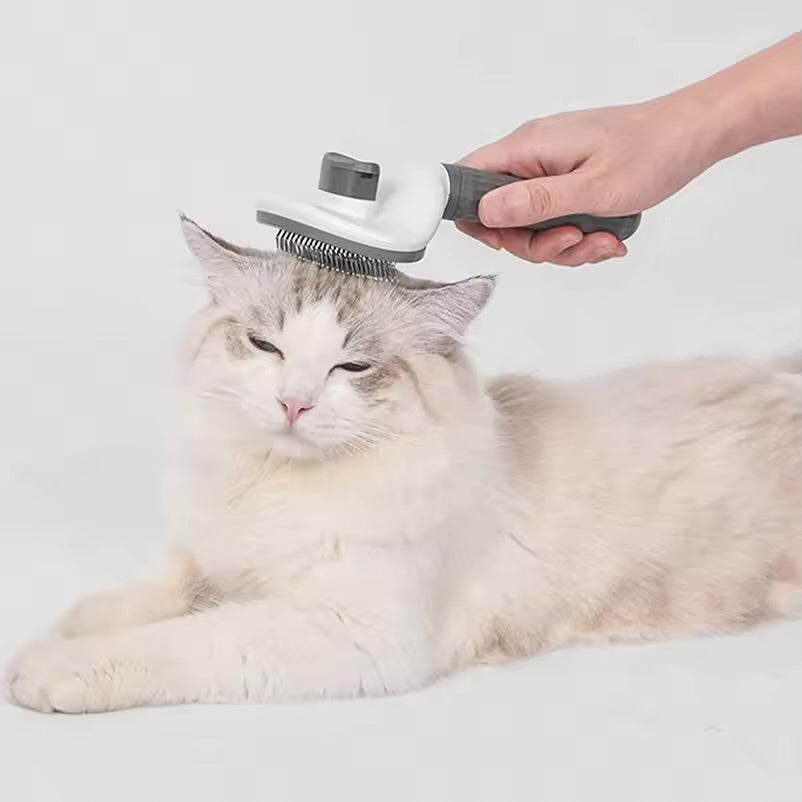 Pet Hair Removal Comb Effective Floating Hair Cleaning Brush for Dogs & Cats