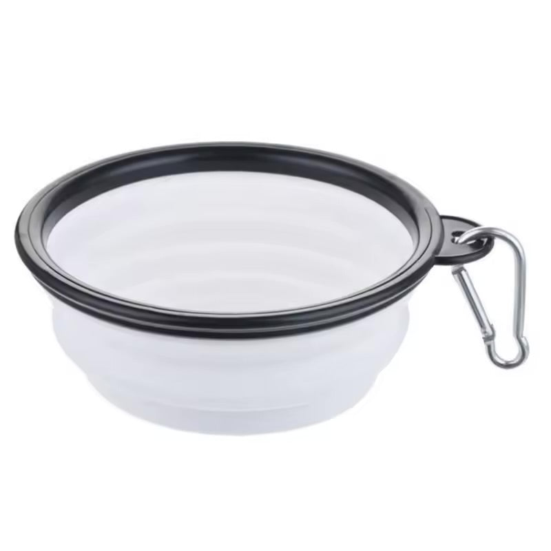 Collapsible Pet Travel Bowl Portable Silicone Food & Water Bowl for Cats & Dogs