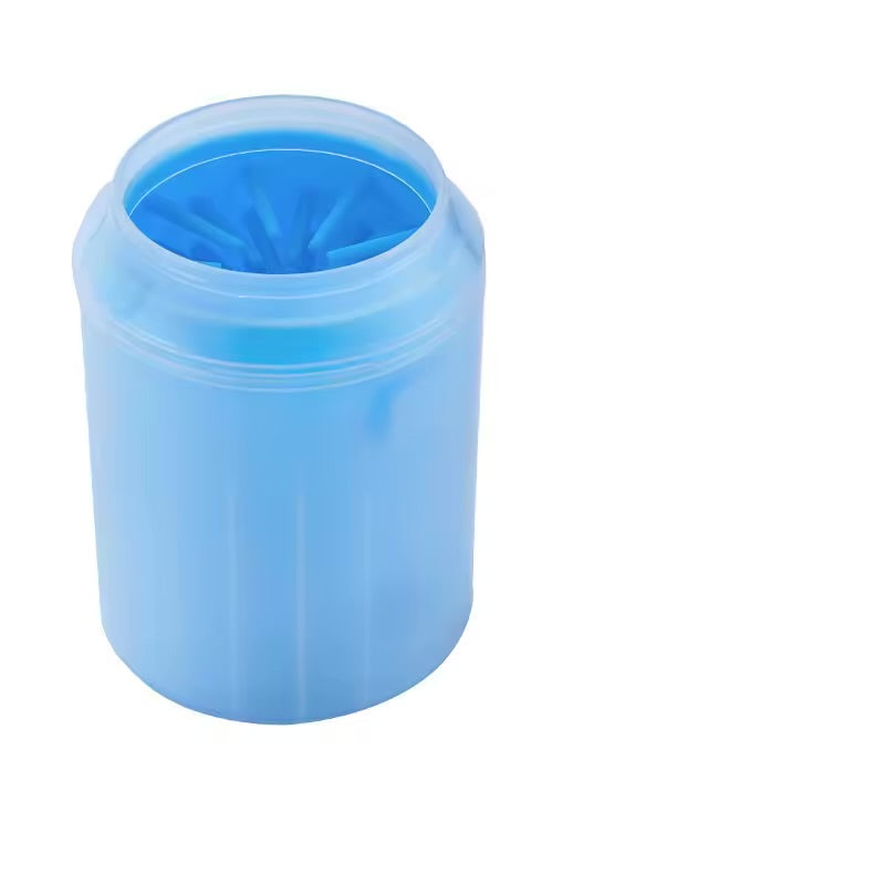 Portable Pet Paw Cleaner Cup Silicone Foot Washing Brush & Towel for Dogs