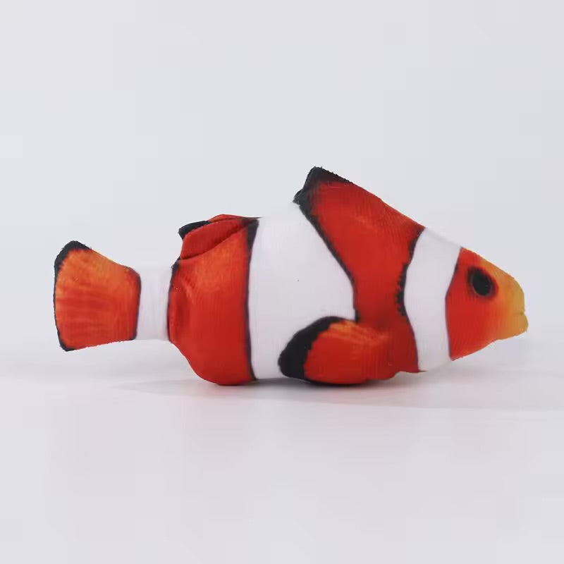 3D Fish Catnip Plush Cat Toy Soft Interactive Simulation Fish Doll for Cats