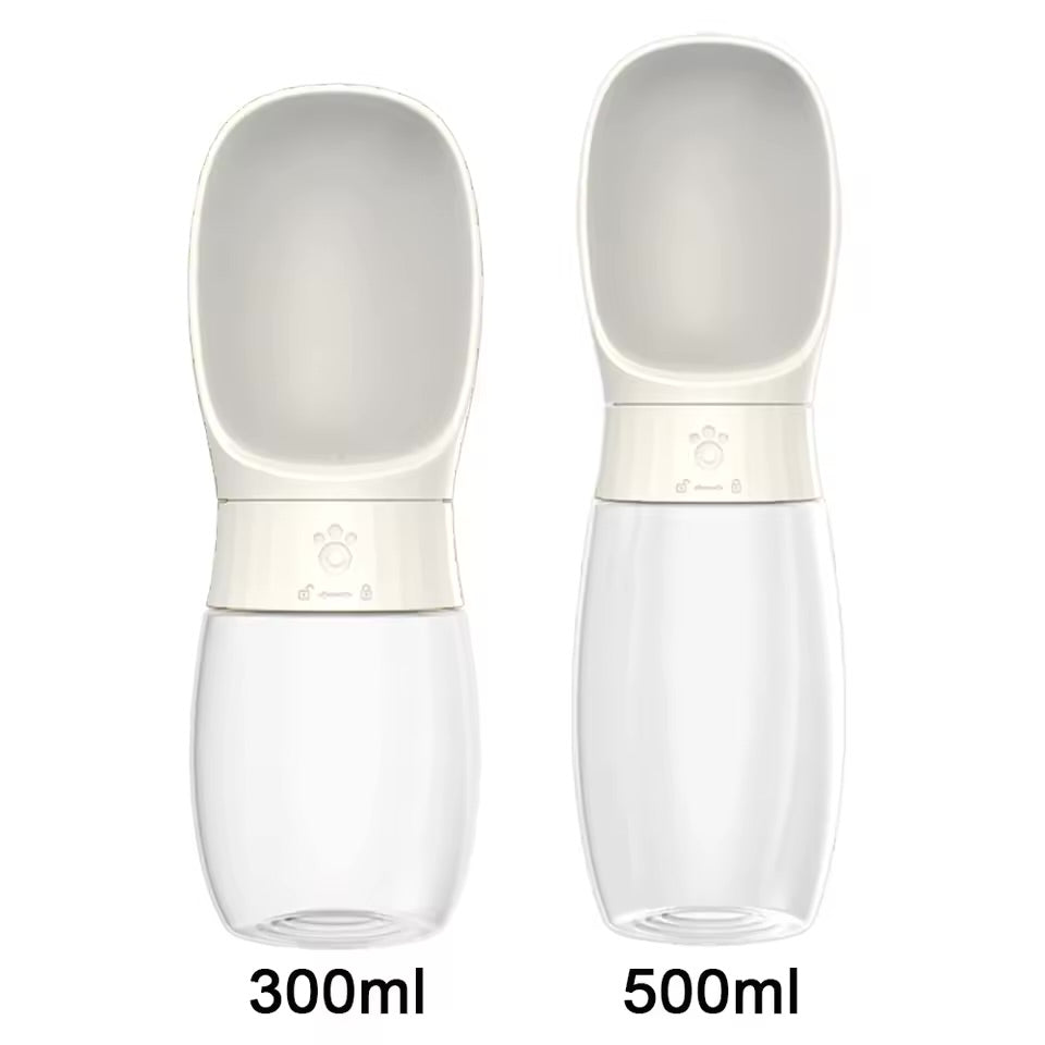 “Portable Dog Water Bottle & Travel Bowl — 500ml Leak-Proof Dispenser for Walks & Hiking”