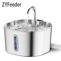 “Automatic Pet Water Fountain — 2.2L Stainless Steel Silent Filtered Dispenser for Cats & Dogs”
