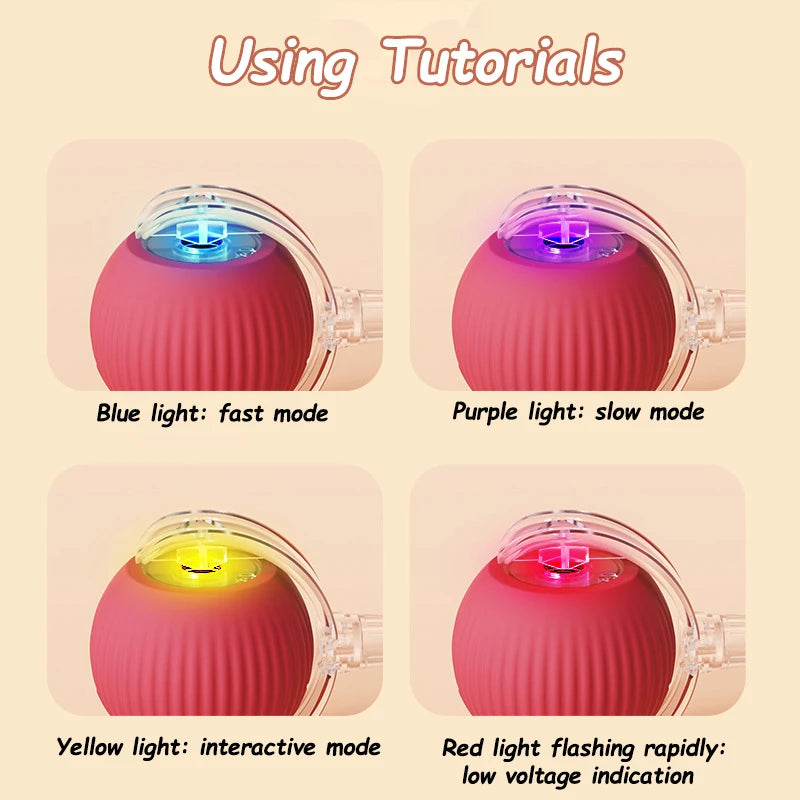 “Smart Interactive Cat Ball Toy — Automatic Rolling LED Pet Entertainer (3pc Set)”
