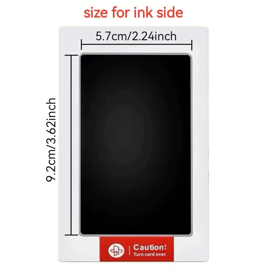 Pet Paw Print Ink Pad Kit Safe NonToxic Inkless Keepsake for Cats & Dogs