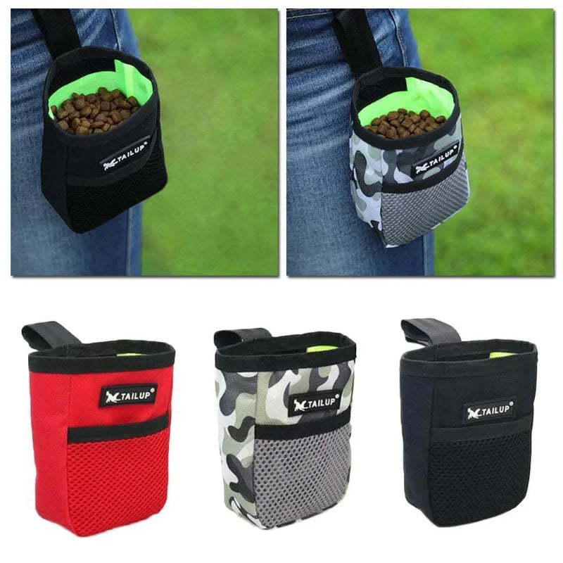 Portable Dog Training Treat Bag Large Capacity Snack Waist Bag for Dog Training