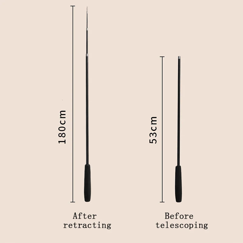 Extra Long 1.8M Telescopic Cat Fishing Rod Scratch Resistant Feather Wand Toy for Cats