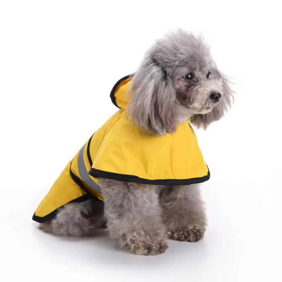 Waterproof Dog Raincoat Adjustable Windproof Rain Jacket for Dogs