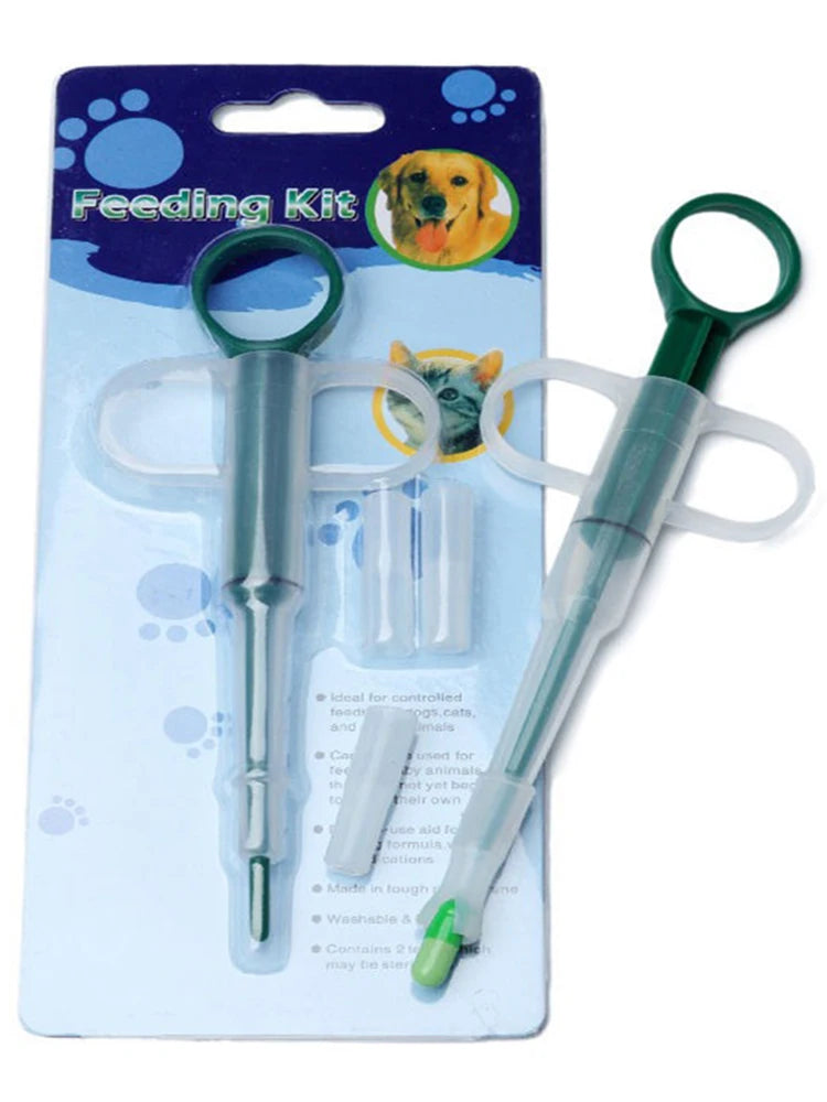 Silicone Pet Feeding Syringe Safe Medicine & Liquid Feeder for Cats & Small Pets