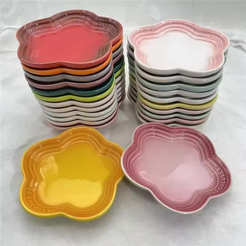 Ceramic Elevated Cat Bowl Extra Wide Anti-Vomiting Whisker Stress-Free Feeding Bowl