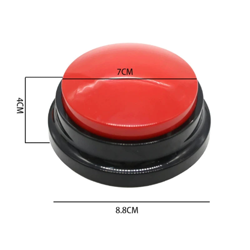 Recordable Talking Dog Button Toy Interactive Pet Communication Starter Buttons