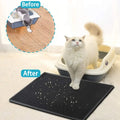 Double Layer Cat Litter Mat Waterproof Non-Slip Trapping Mat for Litter Box