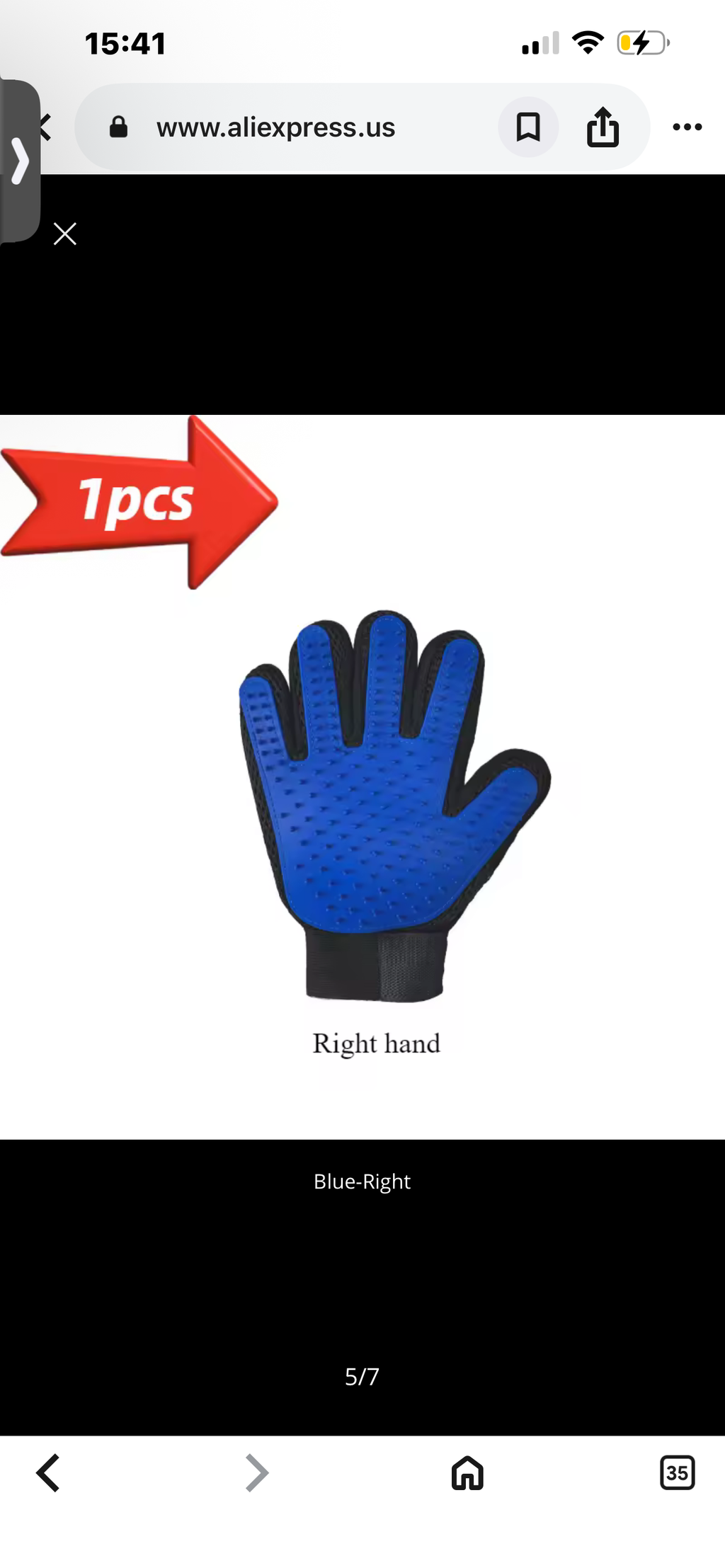 “Pet Grooming & Deshedding Glove — Gentle Massage Hair Remover for Dogs & Cats”