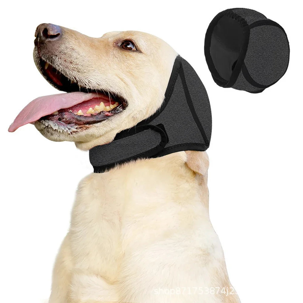 Dog Noise Reduction Ear Muffs Waterproof Sound Insulation Headgear for Dogs