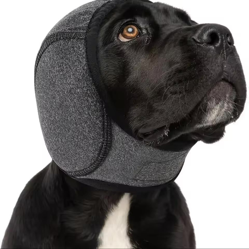 Dog Noise Reduction Ear Muffs Waterproof Sound Insulation Headgear for Dogs