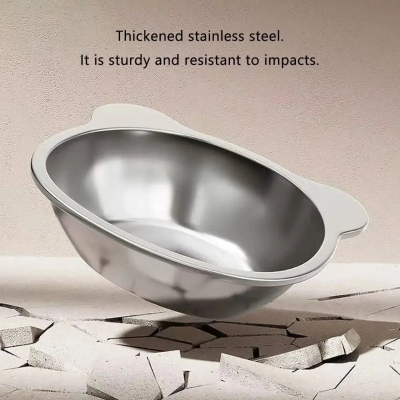Tilted Neck Guard Pet Bowl Healthy Feeding Dish for Cats & Puppies