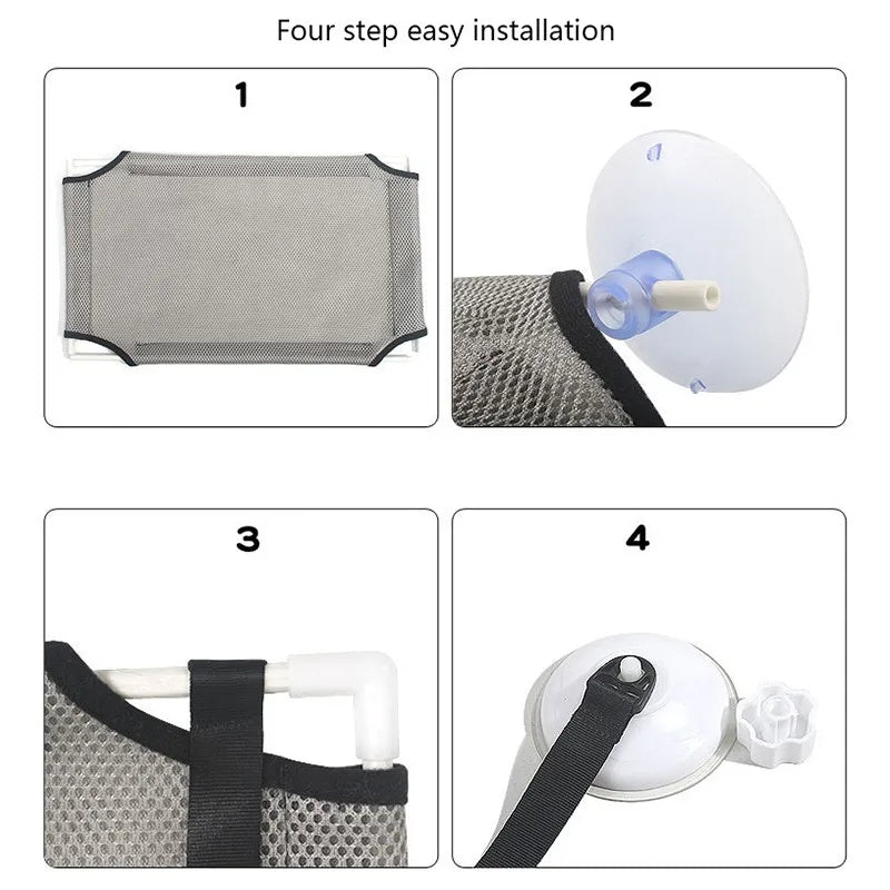 Cat Window Hammock Bed Suction Cup Sunny Seat Perch for Cats