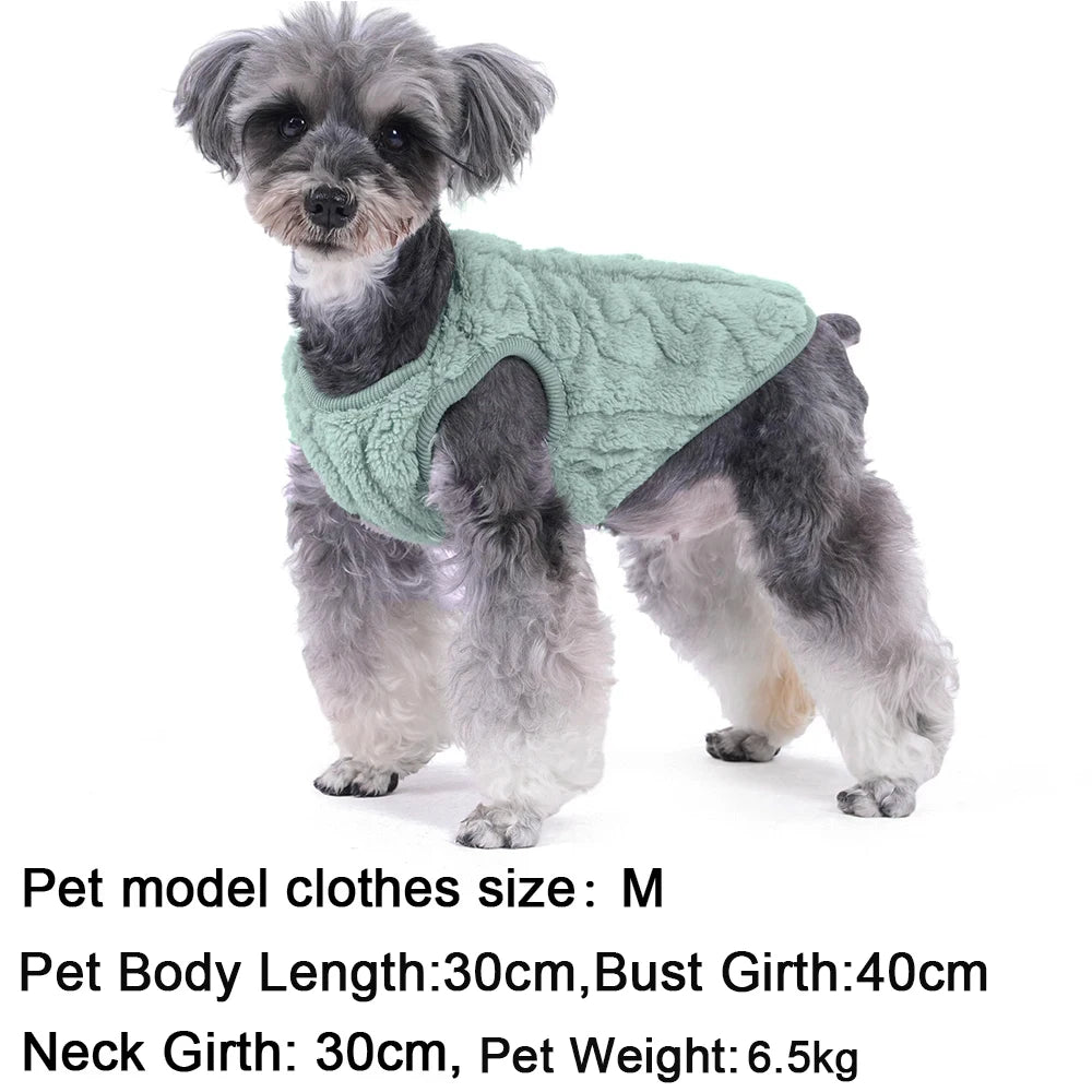 Soft Fleece Pet Sweater Warm Winter Vest Costume for Small Dogs & Cats
