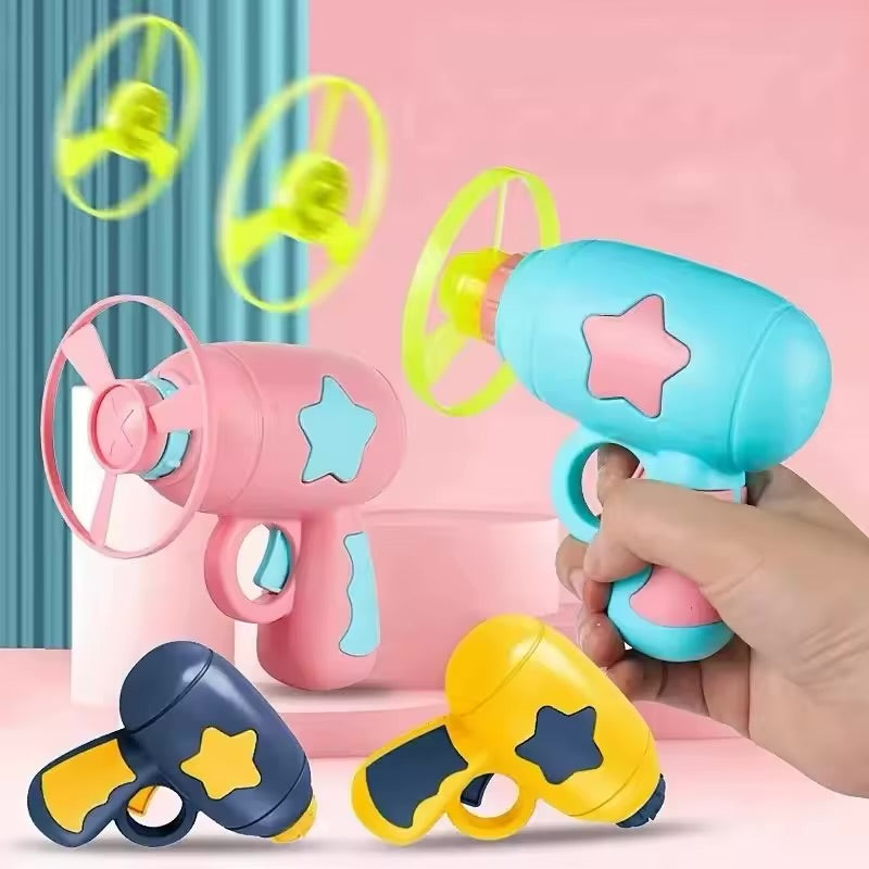Mini Flying Disc Shooter Cat Toy Interactive Launch & Chase Game for Cats & Kittens
