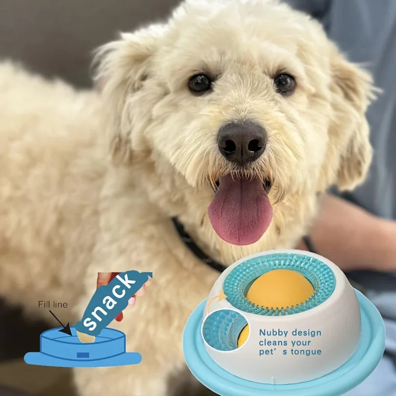 Interactive Dog Lick Toy Slow Feeder Food Dispenser Training Enrichment Toy for Dogs & Cats