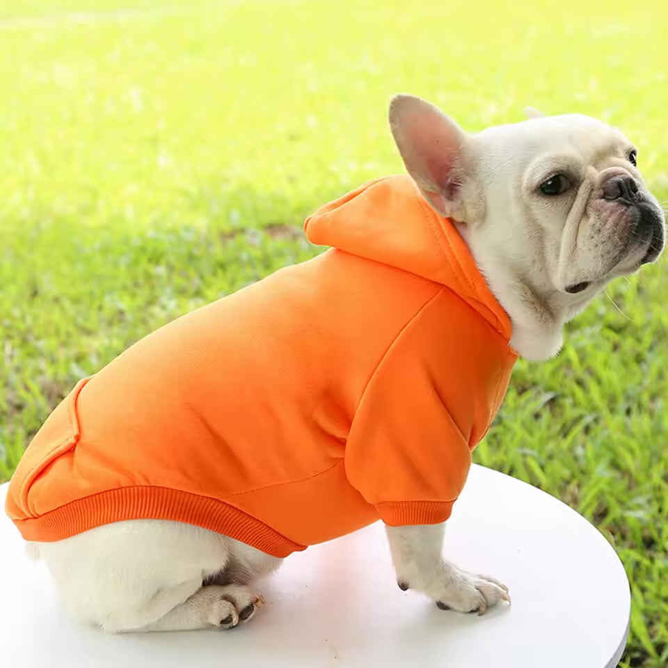 Hooded Dog Sweater Thickened Warm Winter Hoodie for Small Dogs & Cats