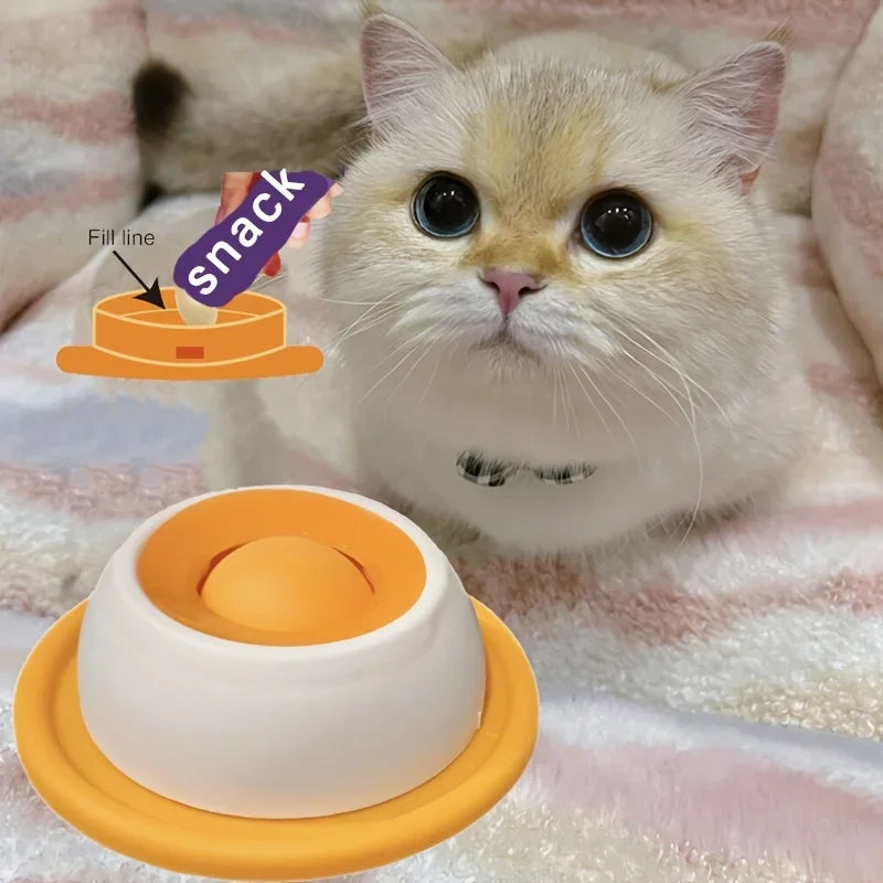 Interactive Dog Lick Toy Slow Feeder Food Dispenser Training Enrichment Toy for Dogs & Cats