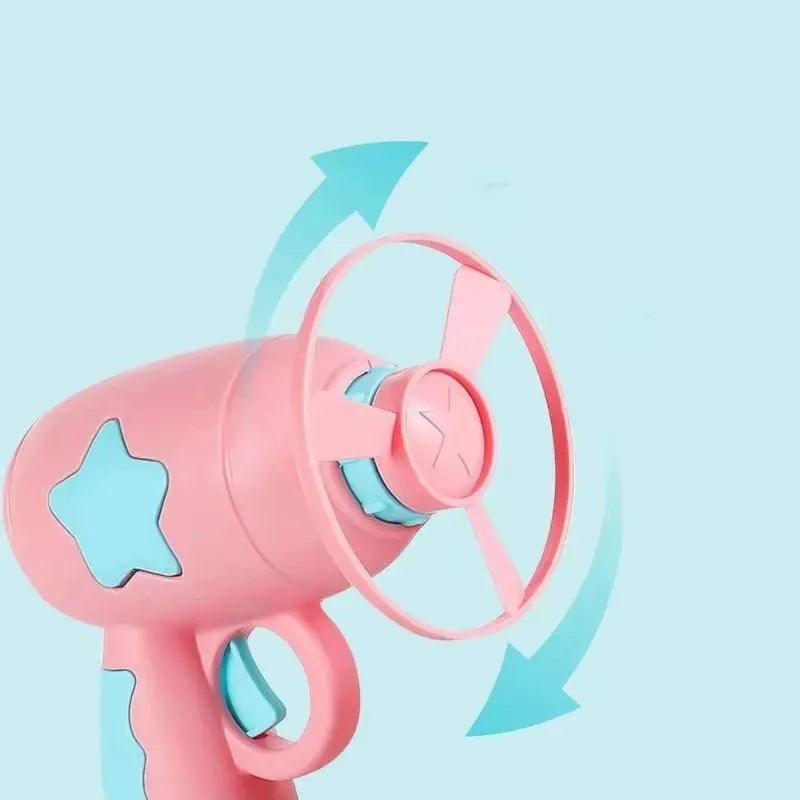 Mini Flying Disc Shooter Cat Toy Interactive Launch & Chase Game for Cats & Kittens