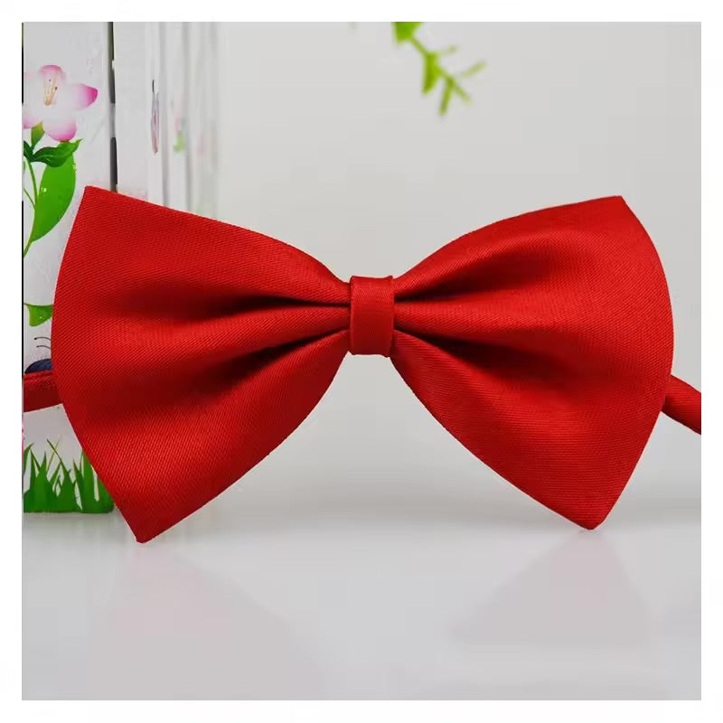 Adjustable Pet Bow Tie Collar Necklace Cute Accessory for Dogs & Cats