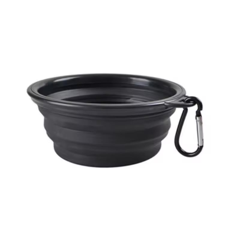 Collapsible Pet Travel Bowl Portable Silicone Food & Water Bowl for Cats & Dogs