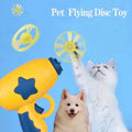 Mini Flying Disc Shooter Cat Toy Interactive Launch & Chase Game for Cats & Kittens
